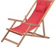 Acheter Chaise Élégant Vidaxl Chaise Pliable De Plage Tissu Et Cadre En Bois Rouge