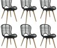 Acheter Chaise Inspirant Vidaxl Chaises   D Ner D Extérieur 6 Pcs Rotin 48 X 64 X 85