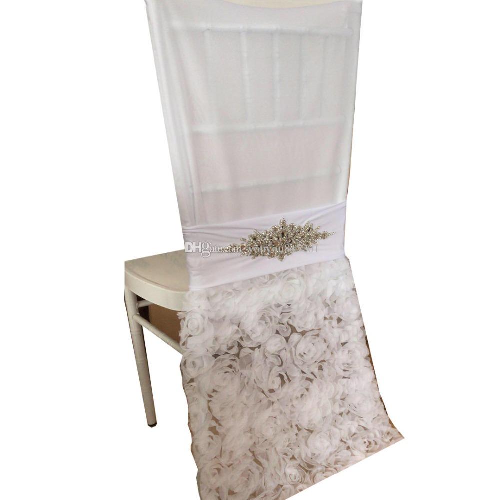 Acheter Chaise Nouveau Acheter De Mariage Rose Queue De Diamant Chaise Chaise De Chaise De Bande Cap Romantique Chiavari Chaise Couverture De Décoration De $170 86 Du