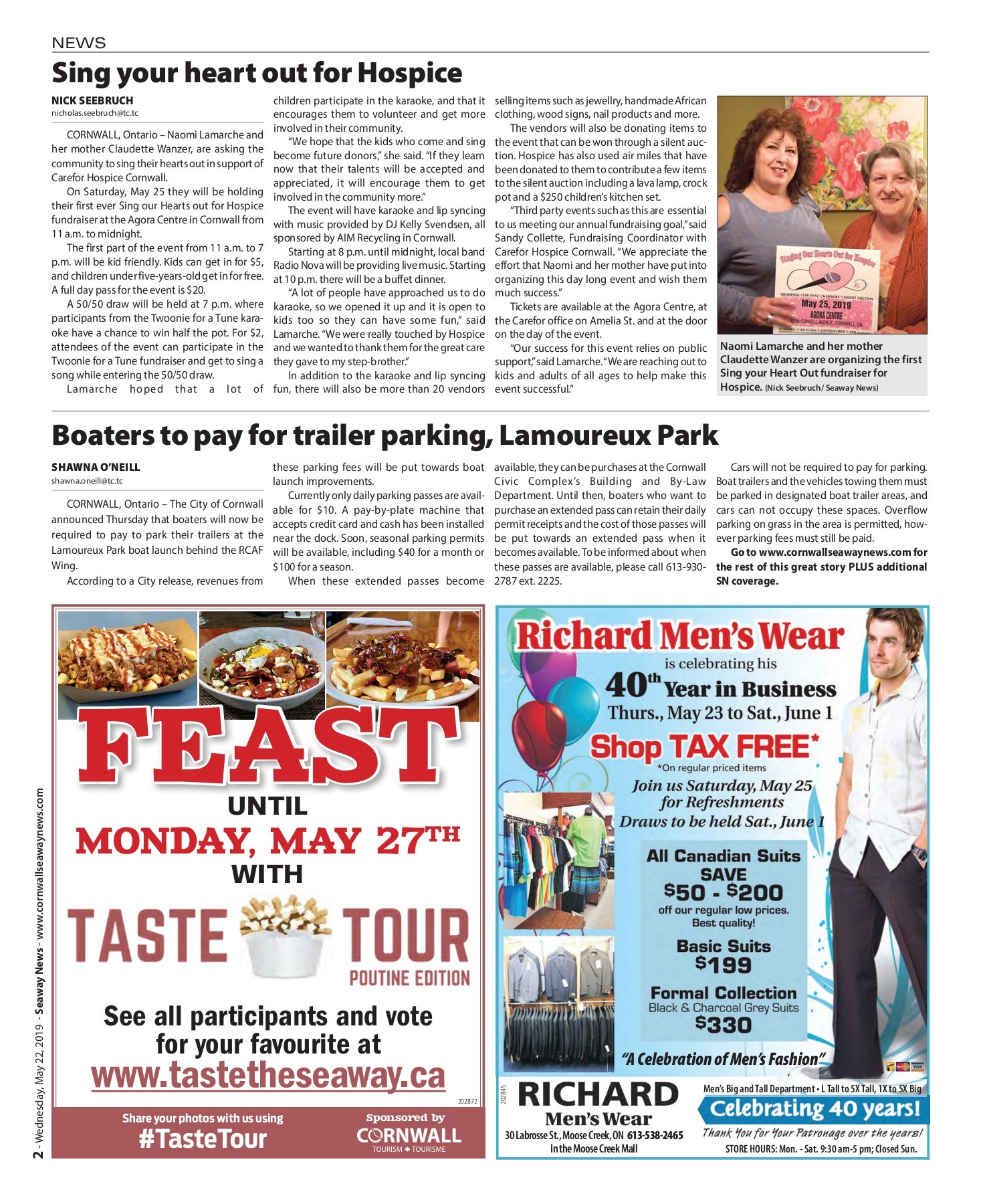 Action Salon De Jardin Unique Cornwall Seaway News May 22 2019 Edition Pages 1 28