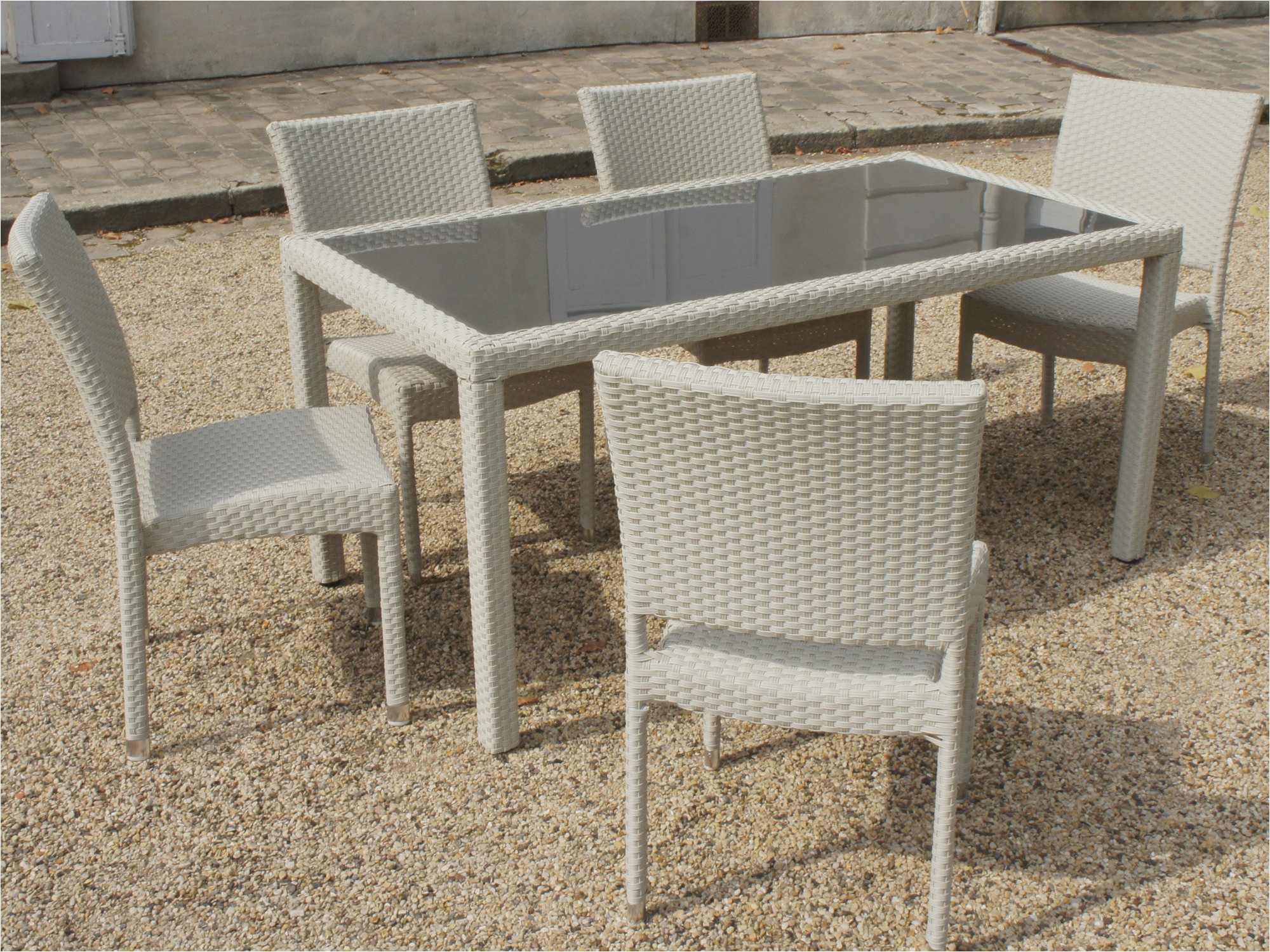 la redoute salon de jardin resine tressee magnifique table jardin 10 personnes 6