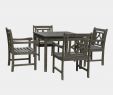 Amazon Salon De Jardin Aluminium Beau Renaissance 5pc Wood Outdoor Patio Stacking Dining Set