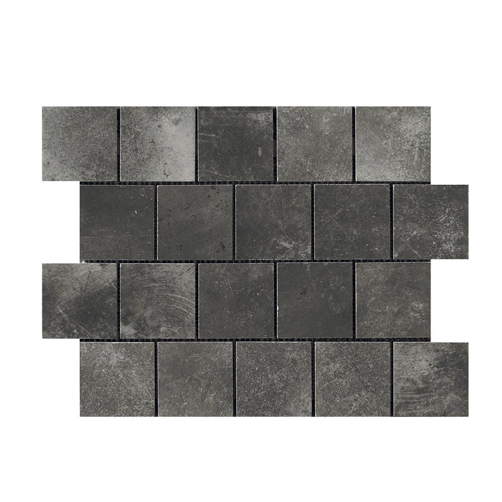 miami cir pitch black mosaique salle de bain mural decoration z