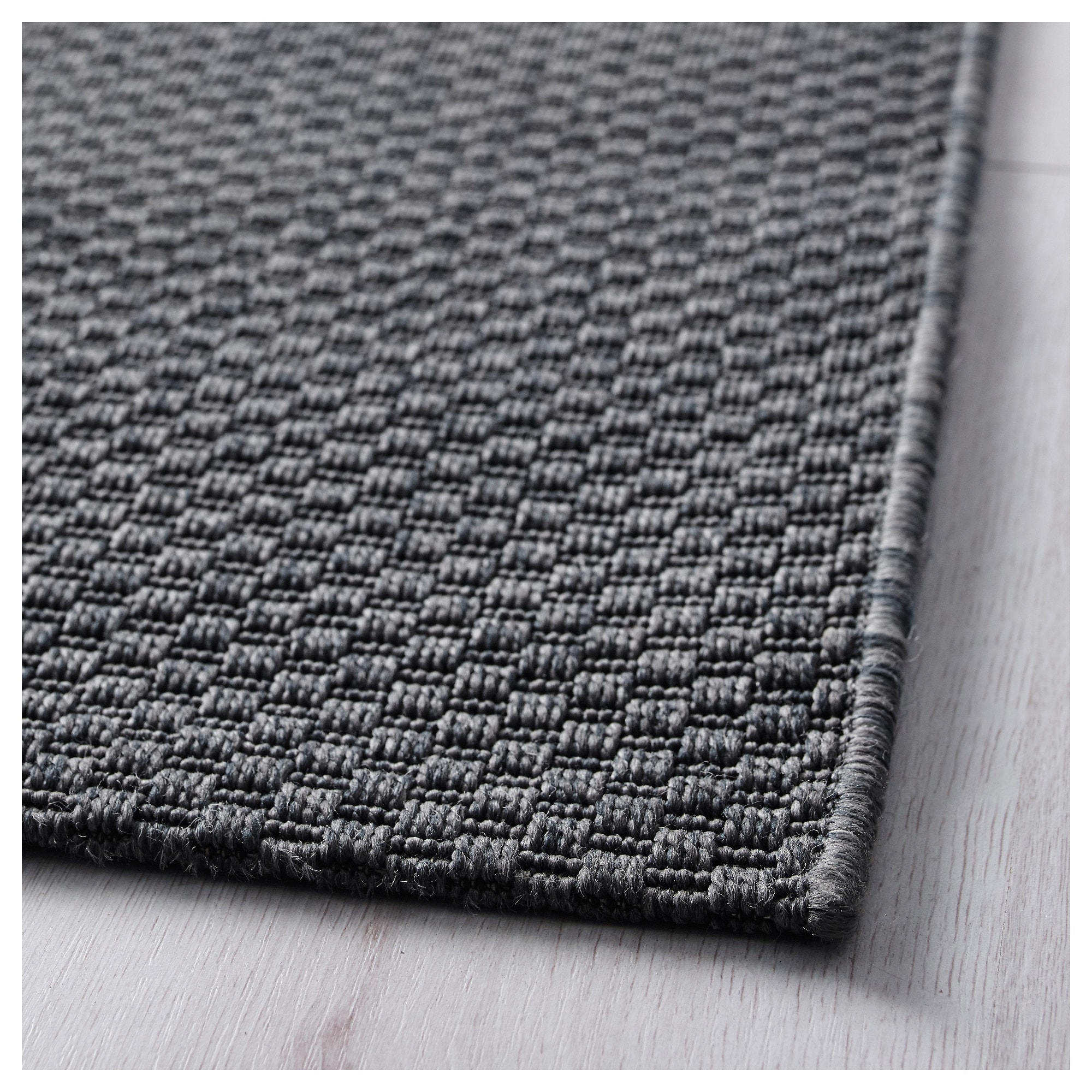 morum tapis tiss plat intextrieur gris fonc 200 x 300 cm ikea