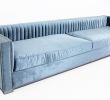 Ameublement Salon Nouveau Acapulco sofa In Trend Denim Velvet Canapé