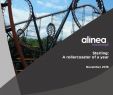 Banc Alinea Élégant Alinea Sterling A Rollercoaster Year