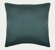 Banc Alinea Frais Coussin En Lin Et Coton Vert Et Beige 45x45cm Alinéa