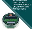 Banc Alinea Inspirant Ardent Gliss Fishing Line Zero Stretch Polyethylene Fiber