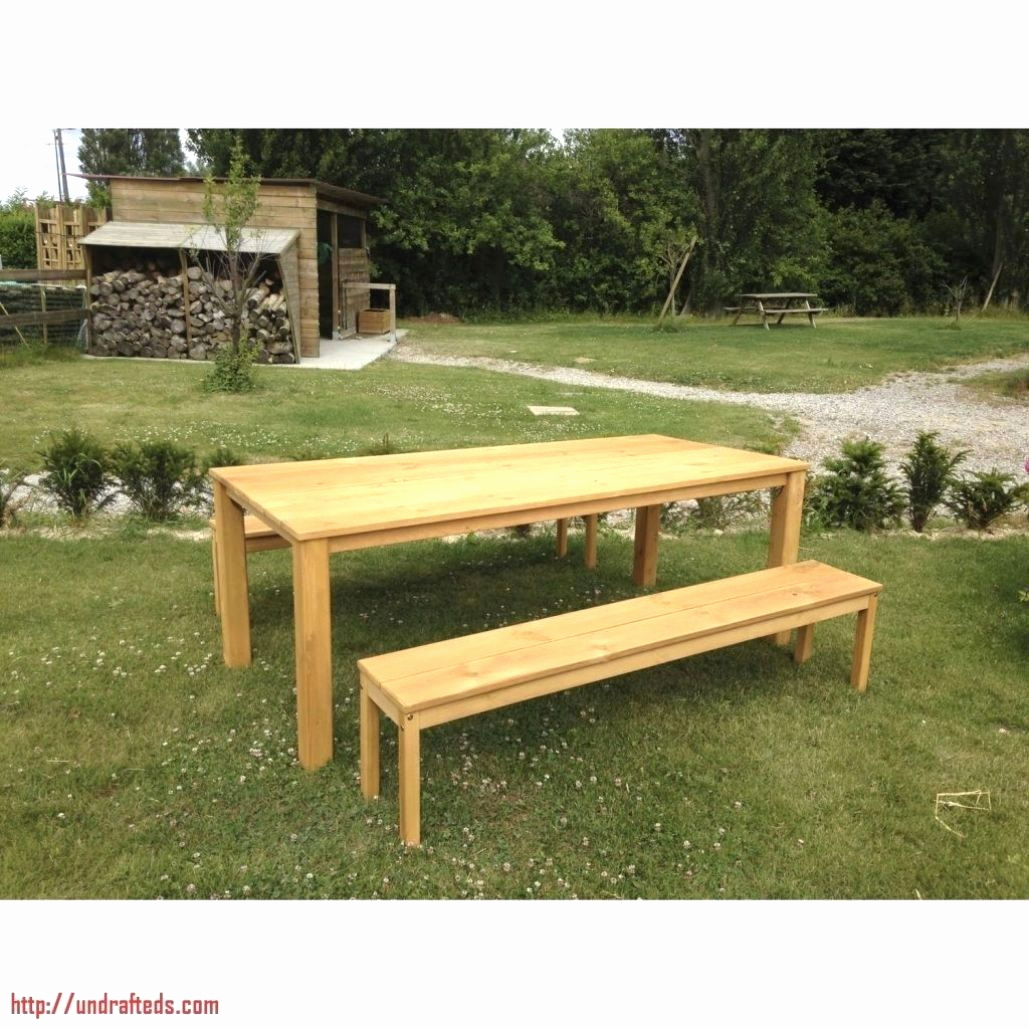 Banc De Jardin Design Frais 60 Génial Table Et Banc En Bois