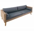 Banc De Jardin En Resine Luxe Canapé De Jardin 3 4 Places En Résine Tressée Et Housse Gris