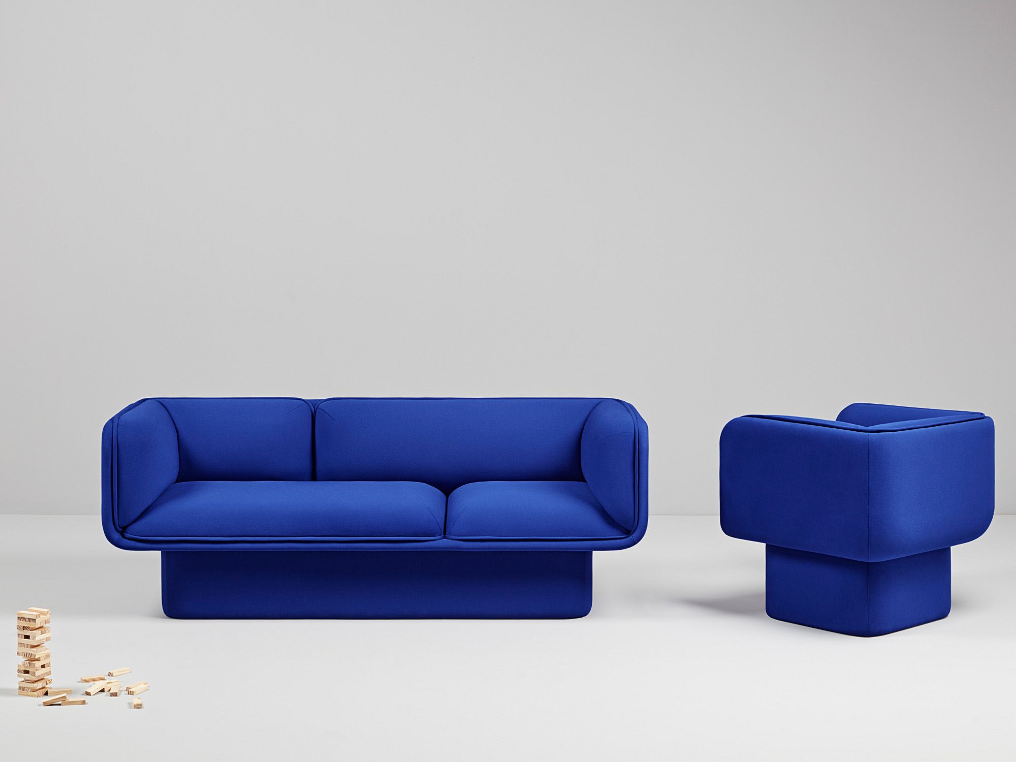 Banc De Salon Beau Block 3 Seater sofa the Novelties Collection by Missana