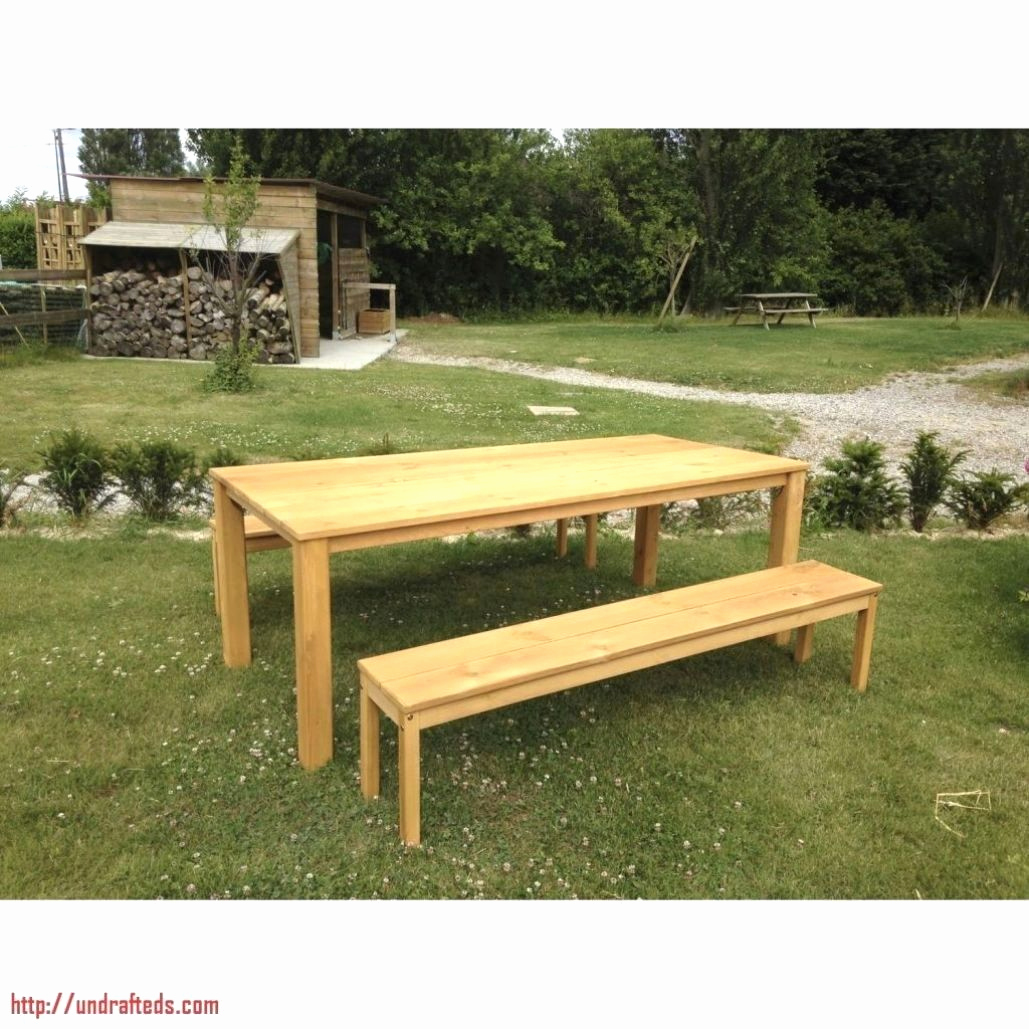 table et banc en bois unique banc en bois jardin of table et banc en bois