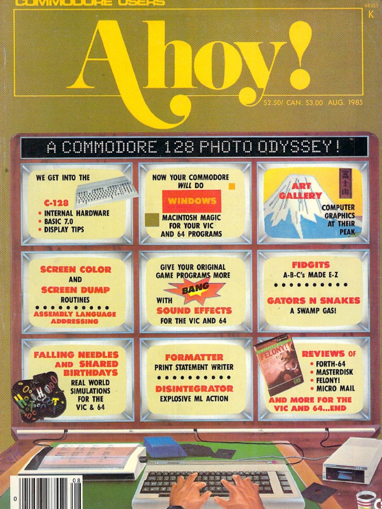 Banc Fer forgé Leroy Merlin Unique Ahoy issue 20 1985 Aug Media Technology