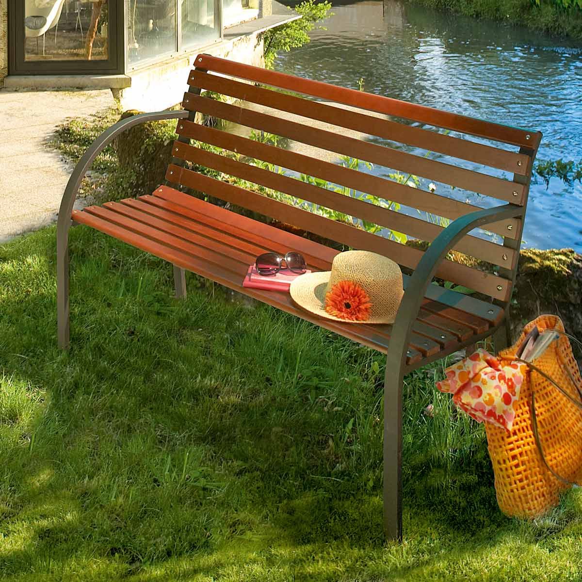 Banc Jardin Inspirant Banc De Jardin Marron Numa Tati Banc