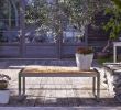 Banc Osier Élégant Banc De Jardin En Bois De Teck Et Inox Arno In 2019