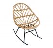 Banc Osier Élégant Rocking Chair En Rotin Drawer Ette Meubles