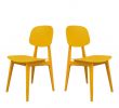 Banc Resine Unique 2 Chaises En Plastique Leitmotiv Vintage En 2019