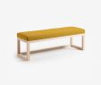 Banquette Bois Exterieur Élégant Banquette Loya Moutarde 128 Cm