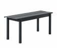 Banquette De Jardin Beau Banc De Jardin Linear Steel 110cm