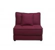 Banquette De Jardin Modulable Nouveau Chauffeuse Convertible 1 Place Aubergine Aubergine Natty