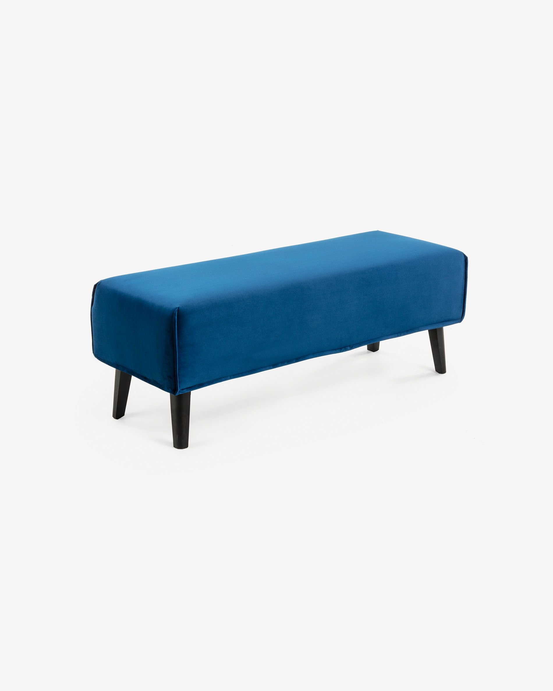 Banquette De Salon Inspirant Banquette Dyla Velours Bleu 111 Cm