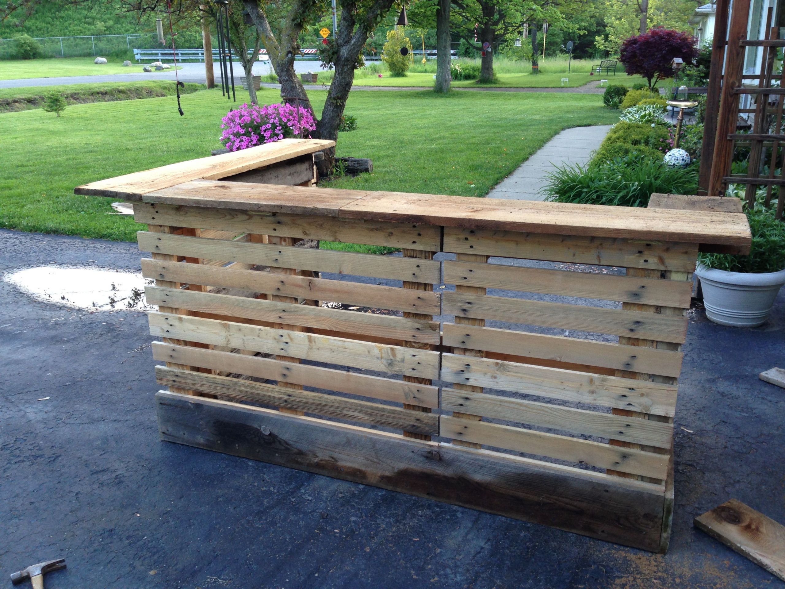 Bar De Terrasse Exterieur Best Of Bar Made From Upcycled Pallets and 200 Year Old Barn Wood