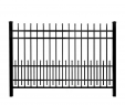 Barnum Brico Depot Beau Mainstreet Aluminum Fence 3 4 In X 2 Ft X 6 Ft Black