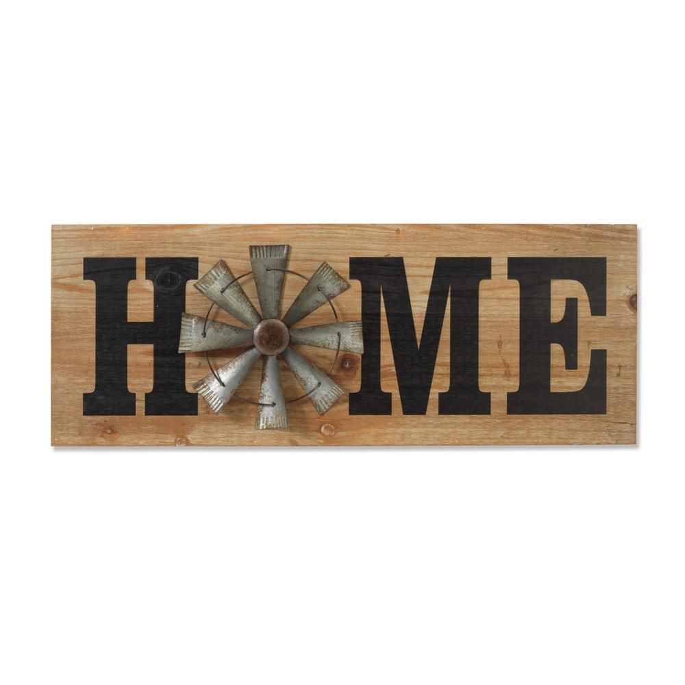 Barnum Brico Depot Inspirant 31 5 In L "home" Windmill Sign Wall Art In 2019