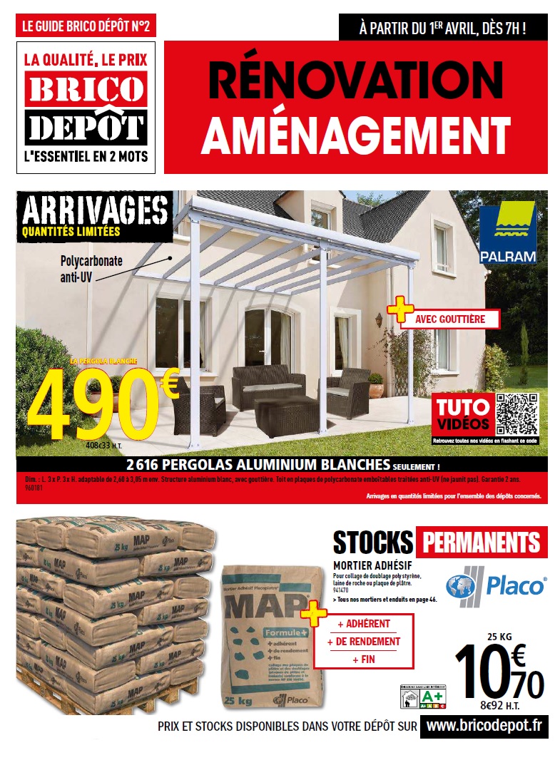 Catalogue Brico Dépôt France Renovation Amenagement Avril 2016