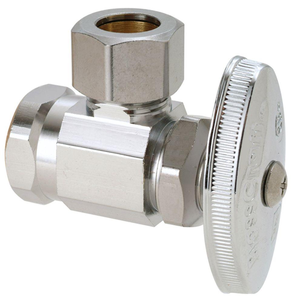 Brico Depot Store Luxe Brasscraft 1 2 In Fip Inlet X 1 2 In O D Pression Outlet Multi Turn Angle Valve