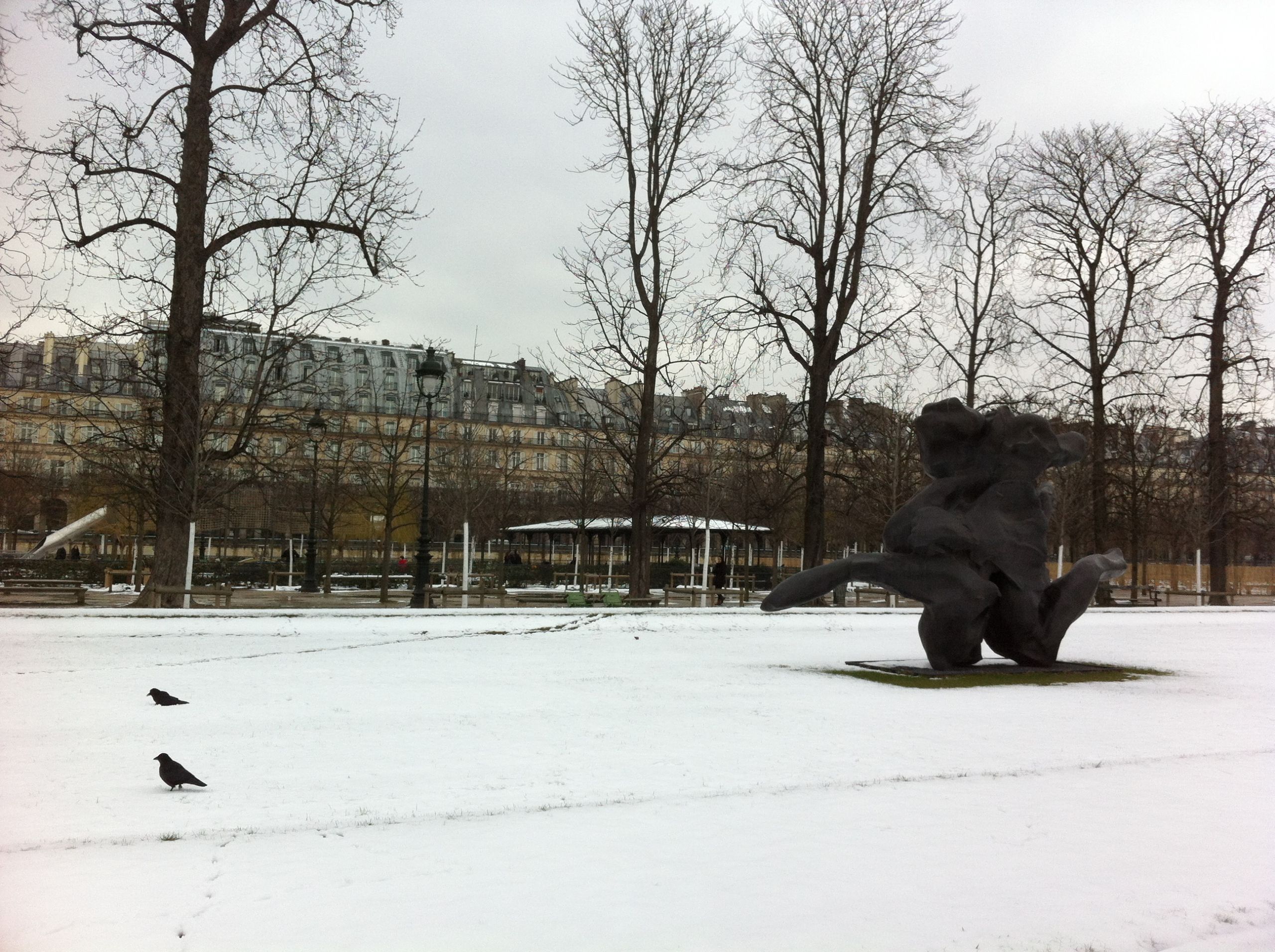 Jardin des Tuileries in winter Paris France panoramio 81