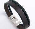 But Jardin Luxe Oidea Bracelet Large En Cuir Tressé Pour Homme Avec