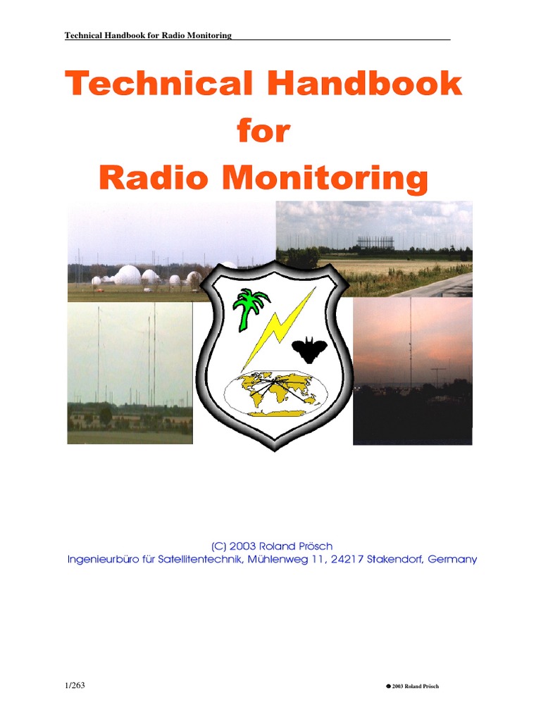 CanapÃ© Exterieur Charmant Technical Handbook for Radiomonitoring