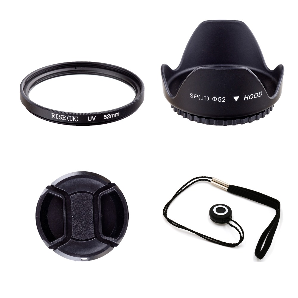 100 GARANTIE Lens Cap Capot Filtre UV 52mm CADEAU Pour Samsung 55 200mm 50 200mm NX210