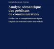 CanapÃ© Jardin Inspirant Izabela Pozierak Trybisz Analyse Sémantique Des Prédicats De