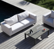 Canape De Jardin En Resine Nouveau Salon De Jardin Blanc Avec Un Canapé Et Un Fauteuil Avec Une