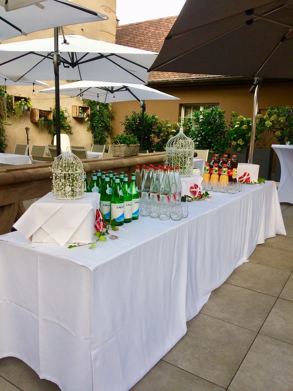 mariage sur la terrasse