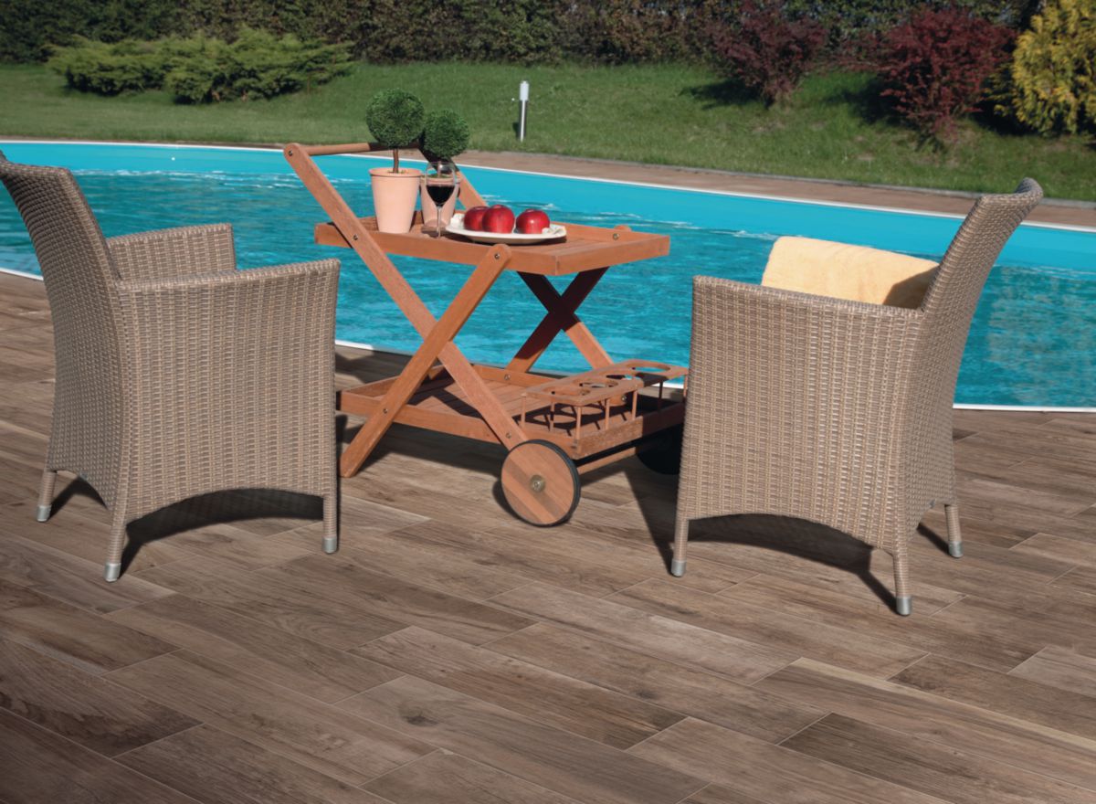 Canape Exterieur Bois Best Of Carrelage sol Extérieur Gr¨s Cérame émaillé Antidérapant Iguane Brun Mat 15×61 Cm ép 9 Mm