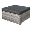 Canape Rotin Exterieur Luxe Acheter Meubles En Osier Extérieur Set Canapés Ottoman Avec Coussins Gra Nt Gray Pe Extérieur Canapé En Rotin En Osier Meubles Patio Patio Canapé