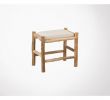 Castorama Bain De soleil Nouveau Tabouret Bas 45cm Bois Naturel Avec Coussin Wody J Line