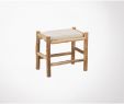 Castorama Bain De soleil Nouveau Tabouret Bas 45cm Bois Naturel Avec Coussin Wody J Line