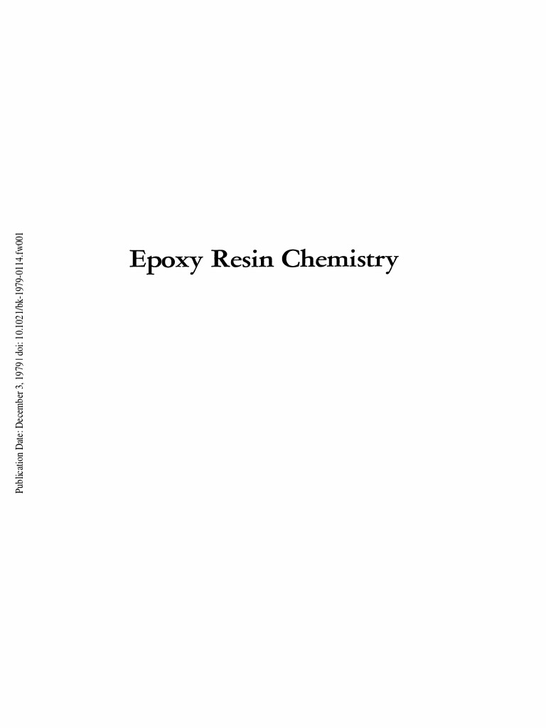 Catalogue Ozalide Unique Ronald S Bauer Eds ] Epoxy Resin Chemistry B Ok