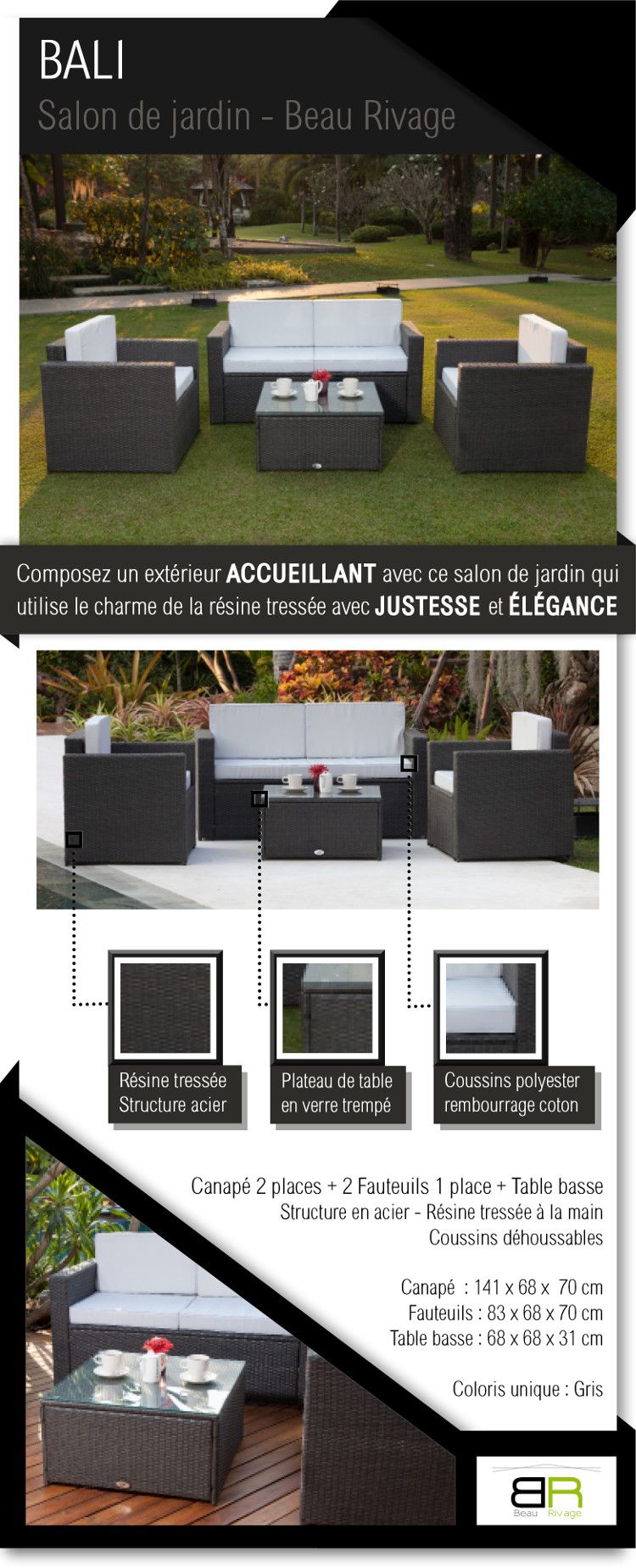 Cdiscount Mobilier De Jardin Nouveau Salon De Jardin Deco Studio