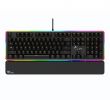 Cdiscount ordinateur Élégant Royal Kludge Rk919 Clavier De Jeu Mécanique Rétroéclairé Par C´té Nkro Rvb 108 Clés Avec Repose Poignet