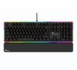 Cdiscount ordinateur Élégant Royal Kludge Rk919 Clavier De Jeu Mécanique Rétroéclairé Par C´té Nkro Rvb 108 Clés Avec Repose Poignet