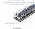 Cdiscount ordinateur Unique orico 7 Ports Usb 3 0 Hub 2 Ports Bloc Alimentation Transparent Pr ordinateur