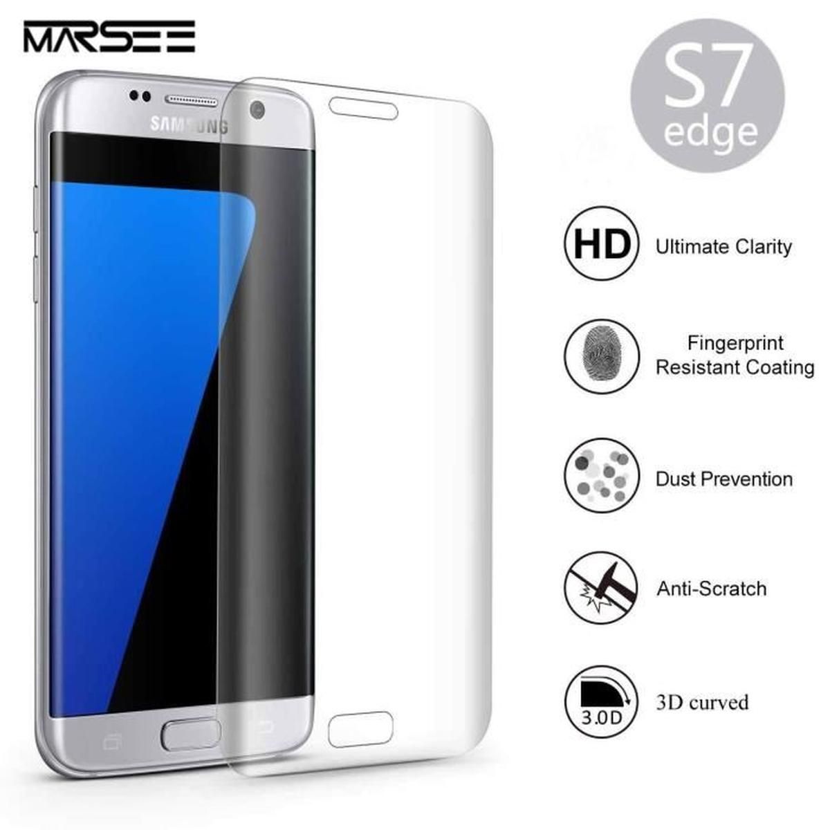 Cdiscount Portable Luxe De Protection D écran 3d Incurvé En Verre Trempé Pour