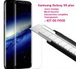 Cdiscount Smartphone Génial Vitre Verre Trempé Pour Samsung Galaxy S8 Plus Incurvé total écran Transparent
