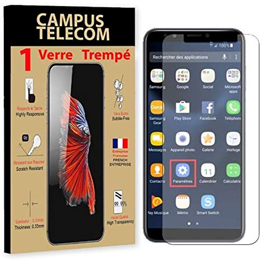 Cdiscount Smartphone Luxe Campus Tele 1 S Vitre Verre Trempé De Protection