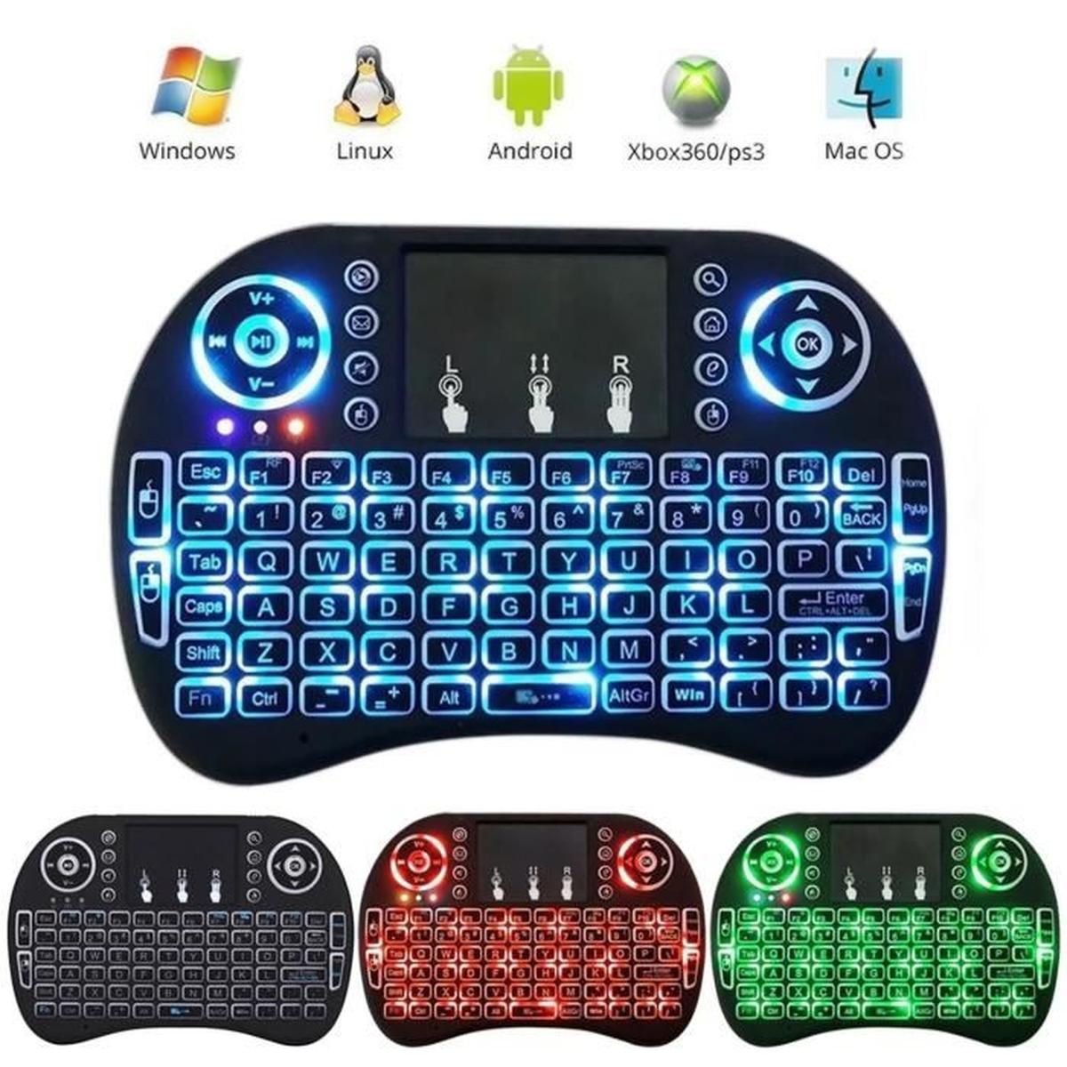 Cdiscount Tele Génial Wireless touchpad Keyborad Pour Laptop android Tv ordinateur